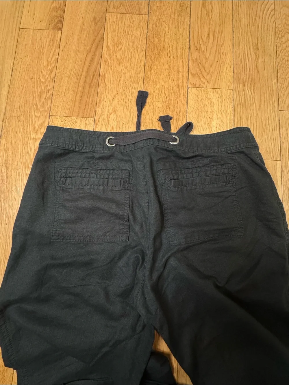 Banana Republic Martin Fit Linen Wide-Leg Surplus Crop Pants 6